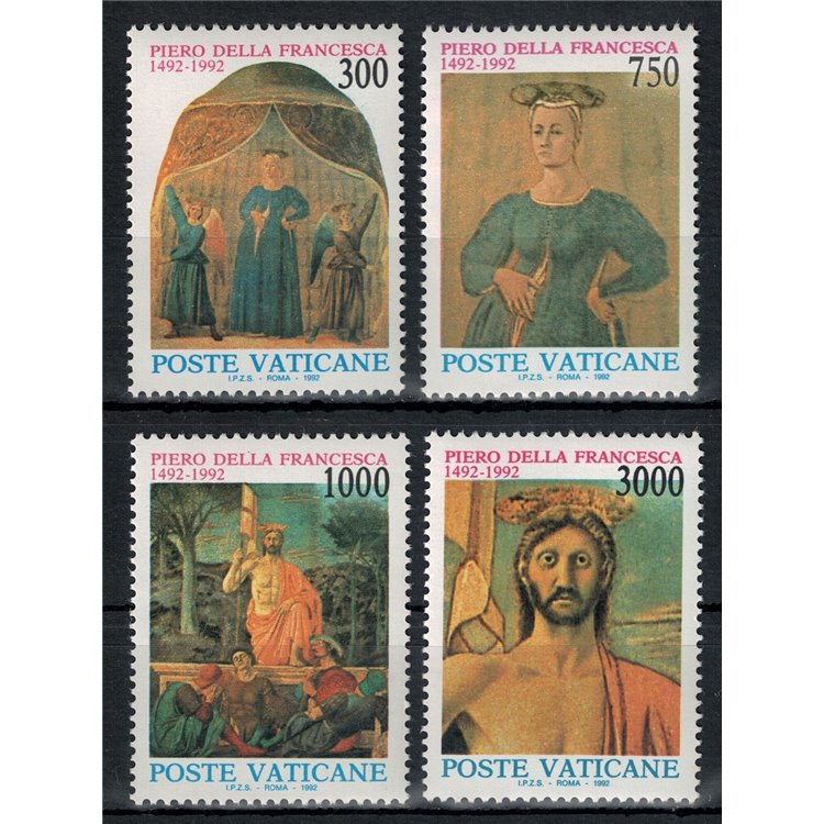 VATICANO 1992 Piero della Francesca 4v MNH**