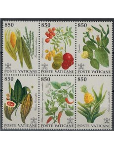 VATICAN 1992 Flora of the New World 6v MNH**