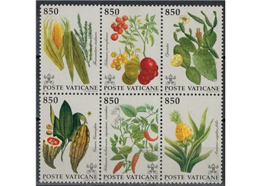 VATICAN 1992 Flora of the New World 6v MNH**