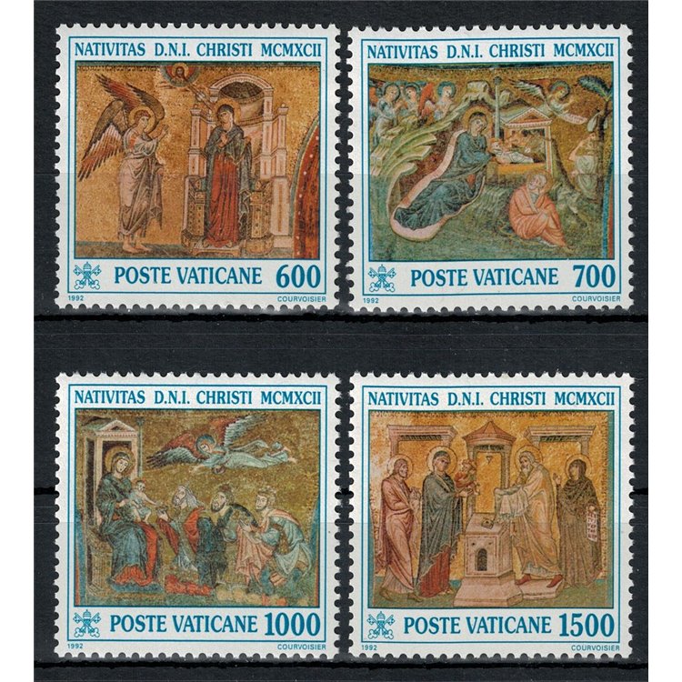 VATICANO 1992 Natale 4v MNH**