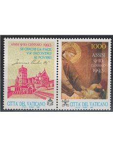 VATICAN 1993 Prayer Meeting MNH**