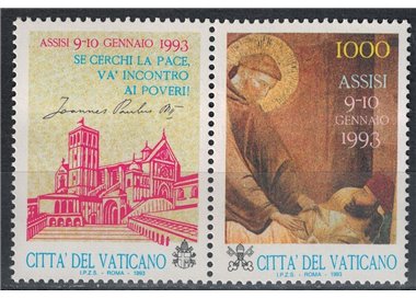 VATICAN 1993 Prayer Meeting MNH**