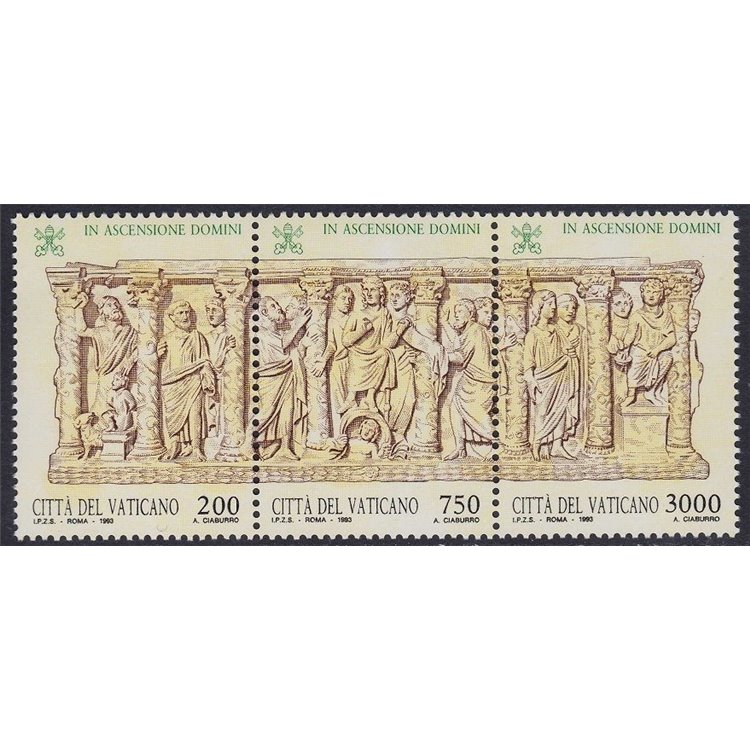 VATICANO 1993 Ascensione del Signore 3v MNH**