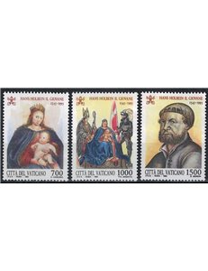 VATICAN 1993 Hans Holbein the Younger 3v MNH**
