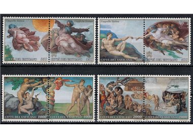 VATICAN 1994 Sistine Chapel 8v MNH**