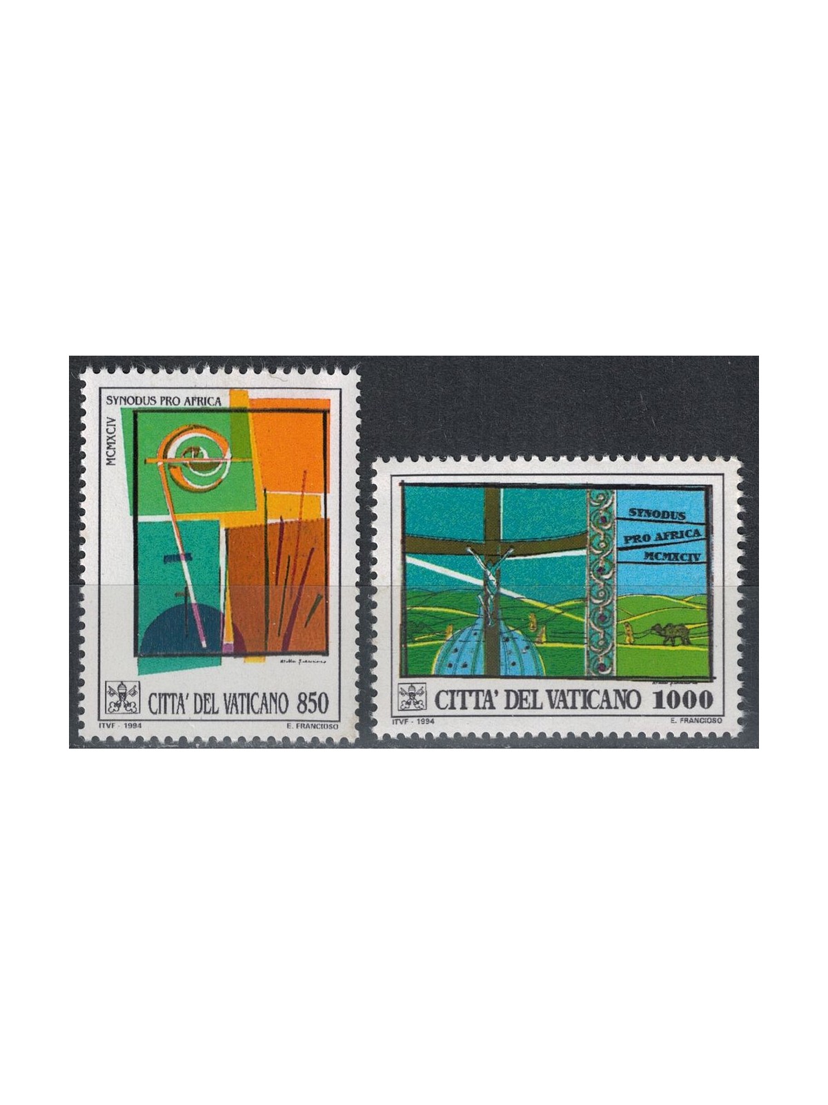 VATICAN 1994 Synod of Bishops 2v MNH**