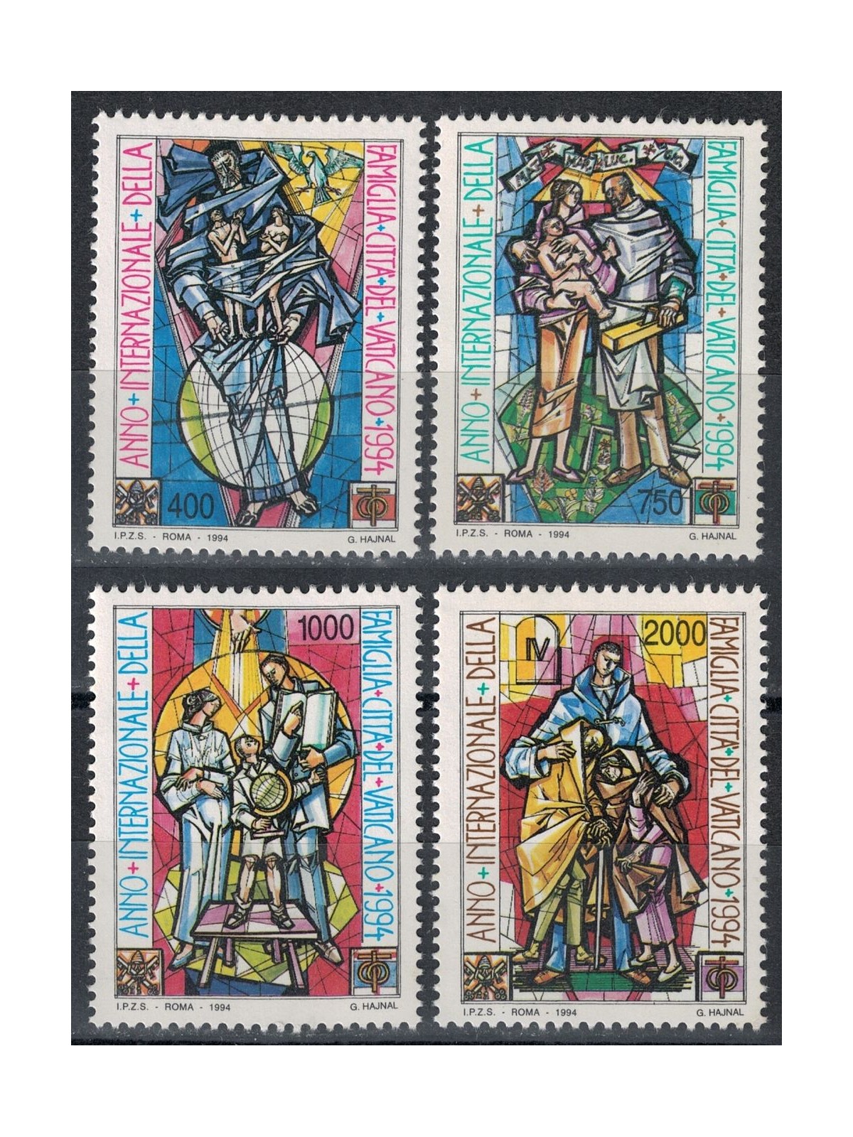 VATICANO 1994 Anno internazionale della famiglia 4v MNH**