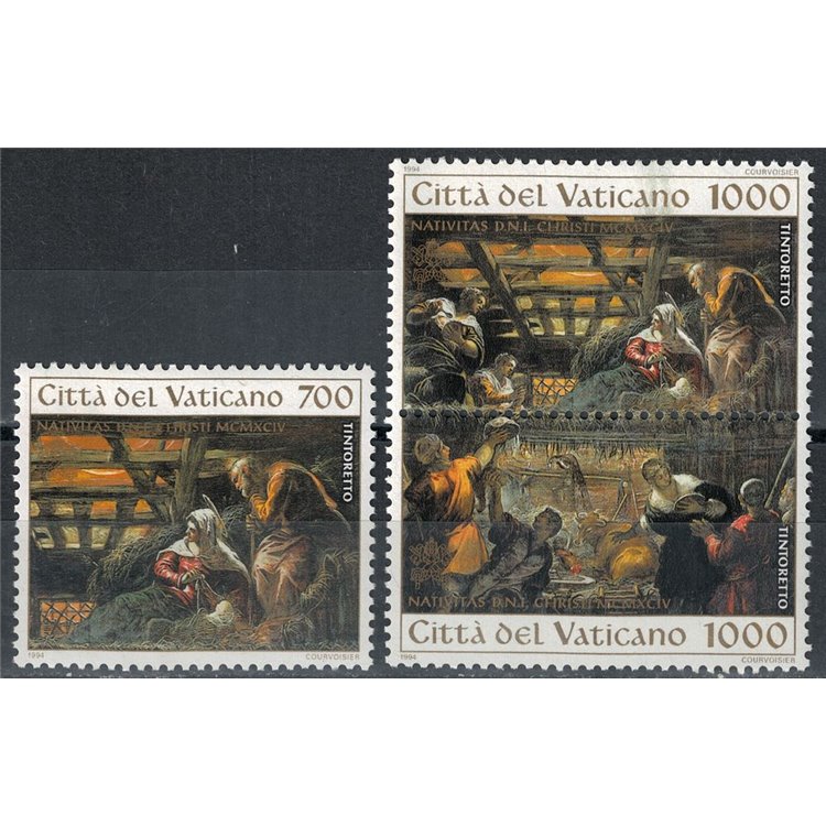 VATICANO 1994 Natale 3v MNH**