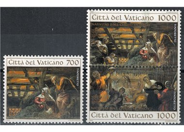 VATICANO 1994 Natale 3v MNH**