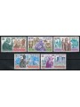 VATICANO 1994 Viaggi di Giovanni Paolo II 5v MNH**
