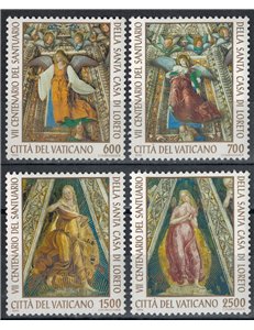 VATICAN 1995 Sanctuary of the Holy House of Loreto 4v MNH**