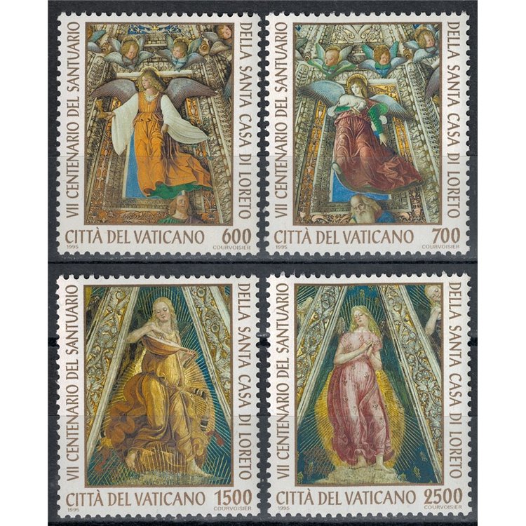 VATICANO 1995 Santuario della Santa Casa di Loreto 4v MNH**