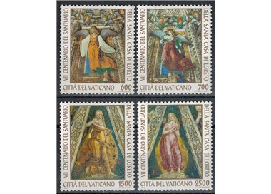 VATICAN 1995 Sanctuary of the Holy House of Loreto 4v MNH**