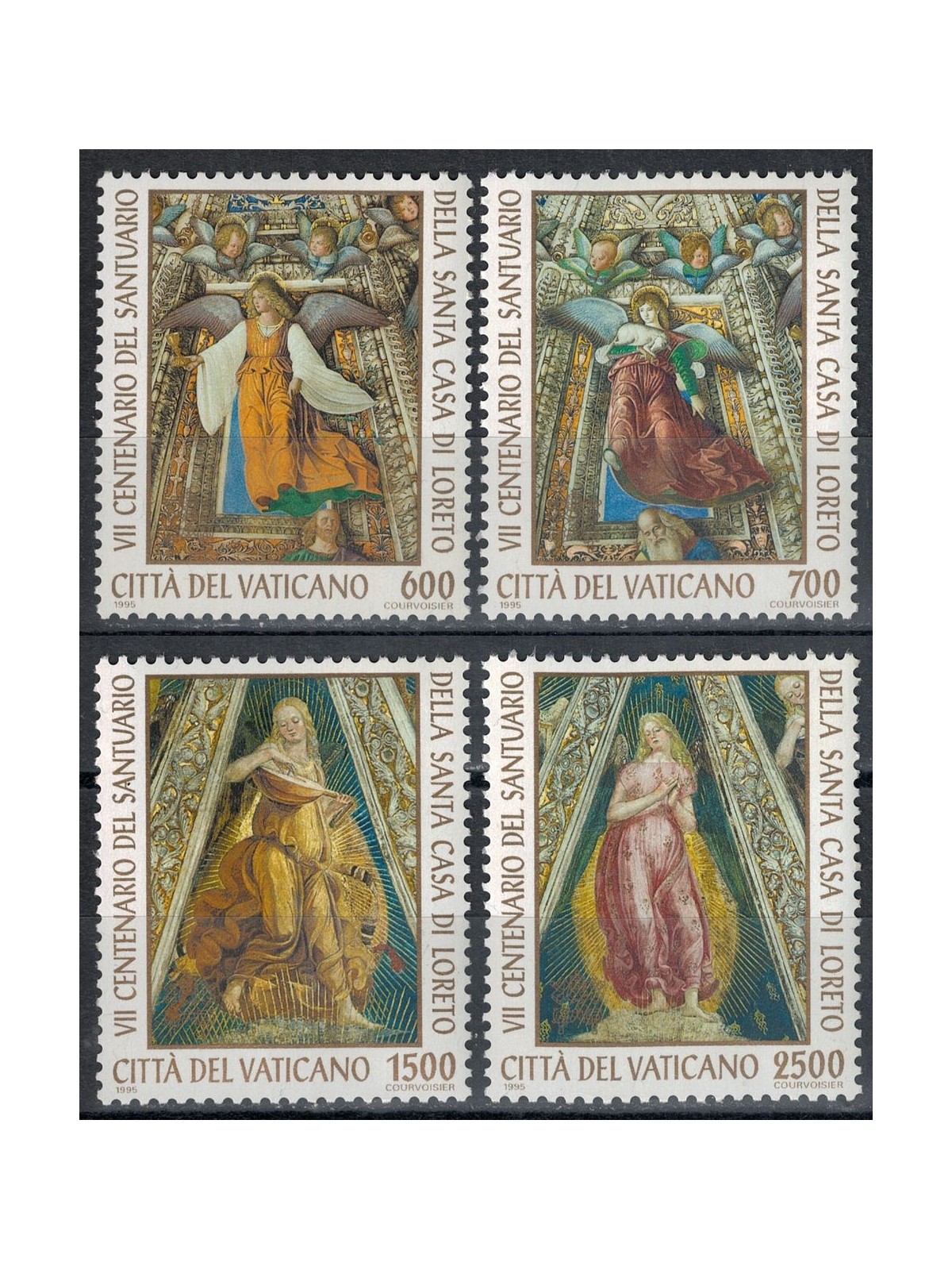 VATICAN 1995 Sanctuary of the Holy House of Loreto 4v MNH**