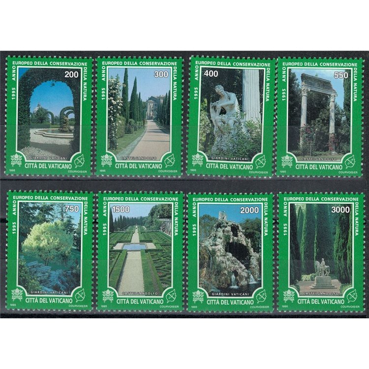 VATICANO 1995 Conservazione della natura 8v MNH**