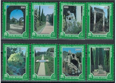 VATICANO 1995 Conservazione della natura 8v MNH**