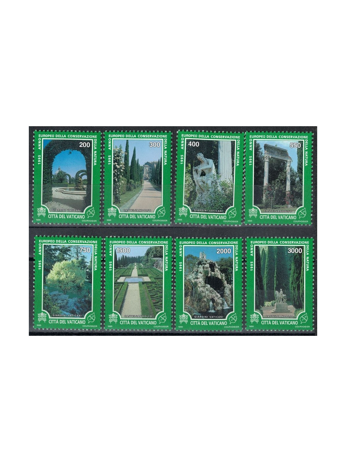 VATICAN 1995 Nature Conservation 8v MNH**