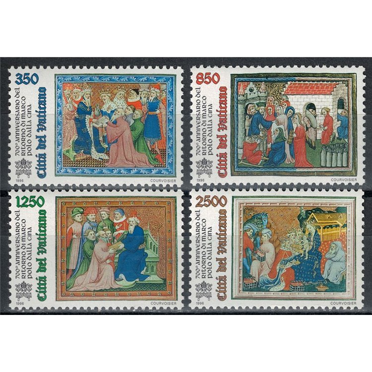 VATICAN 1996 Marco Polo 4v MNH**