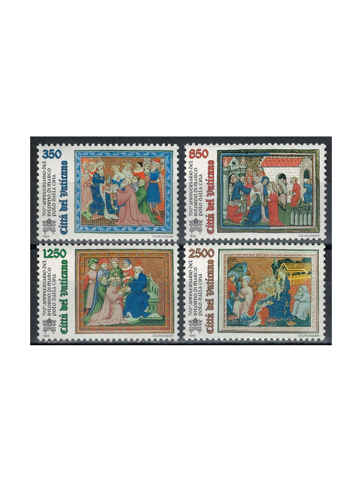VATICANO 1996 Marco Polo 4v MNH**