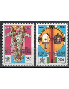 VATICANO 1996 Brest-Litovsk e Uzhorod 2v MNH**