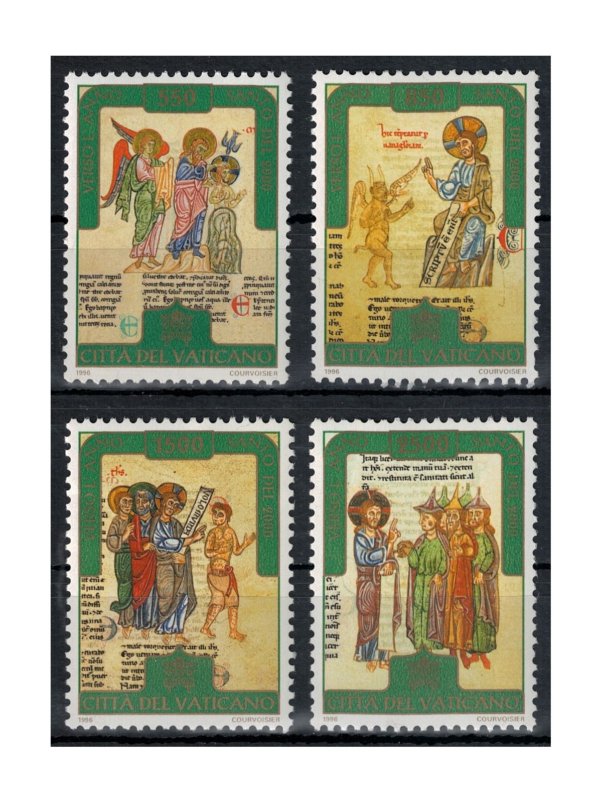 VATICAN 1996 Towards the Holy Year 4v MNH**