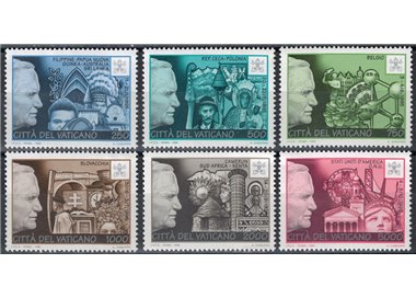 VATICAN 1996 Travels of John Paul II 6v MNH**