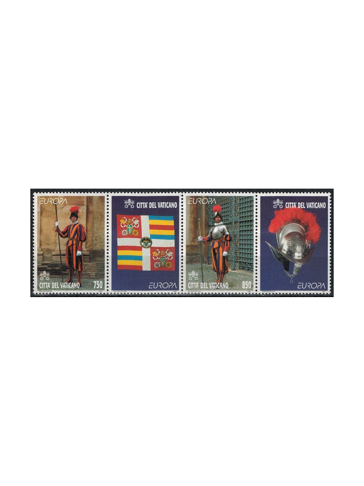 VATICANO 1997 Europa 2v MNH**