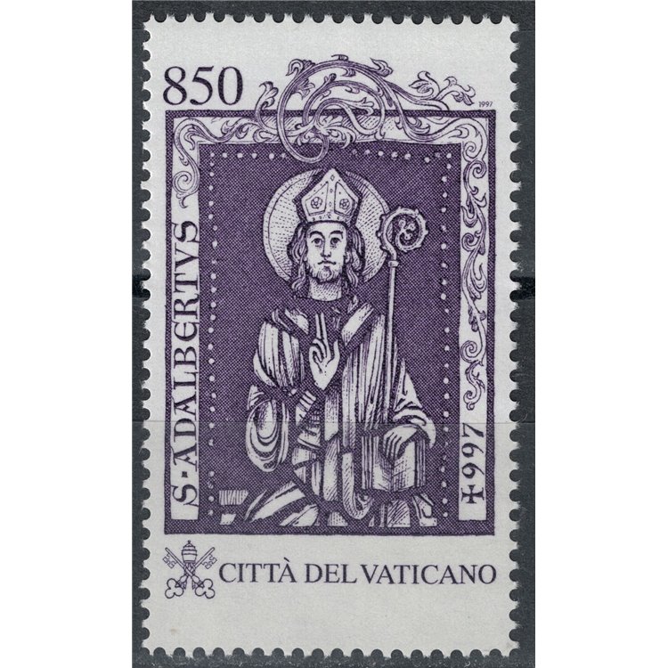 VATICAN 1997 Saint Adalbert of Prague MNH**
