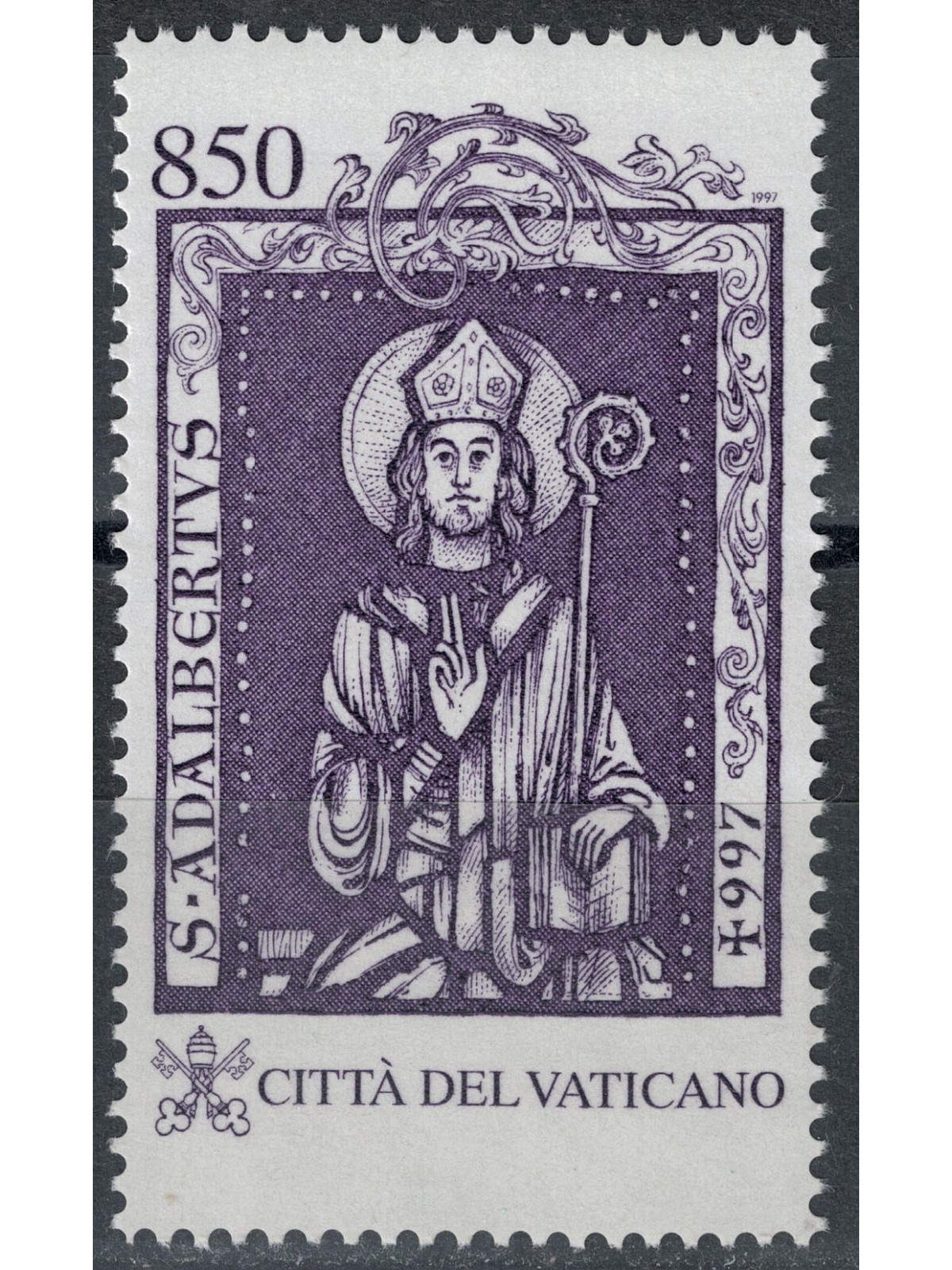 VATICAN 1997 Saint Adalbert of Prague MNH**