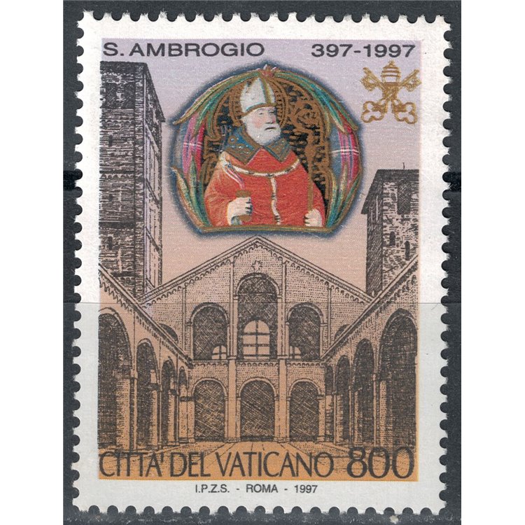 VATICANO 1997 Sant'Ambrogio MNH**