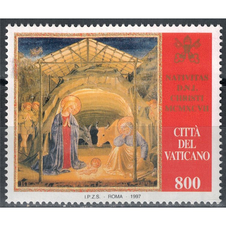 VATICANO 1997 Natale MNH**