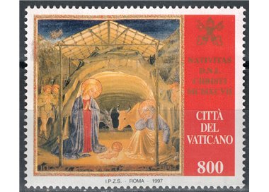 VATICAN 1997 Christmas MNH**