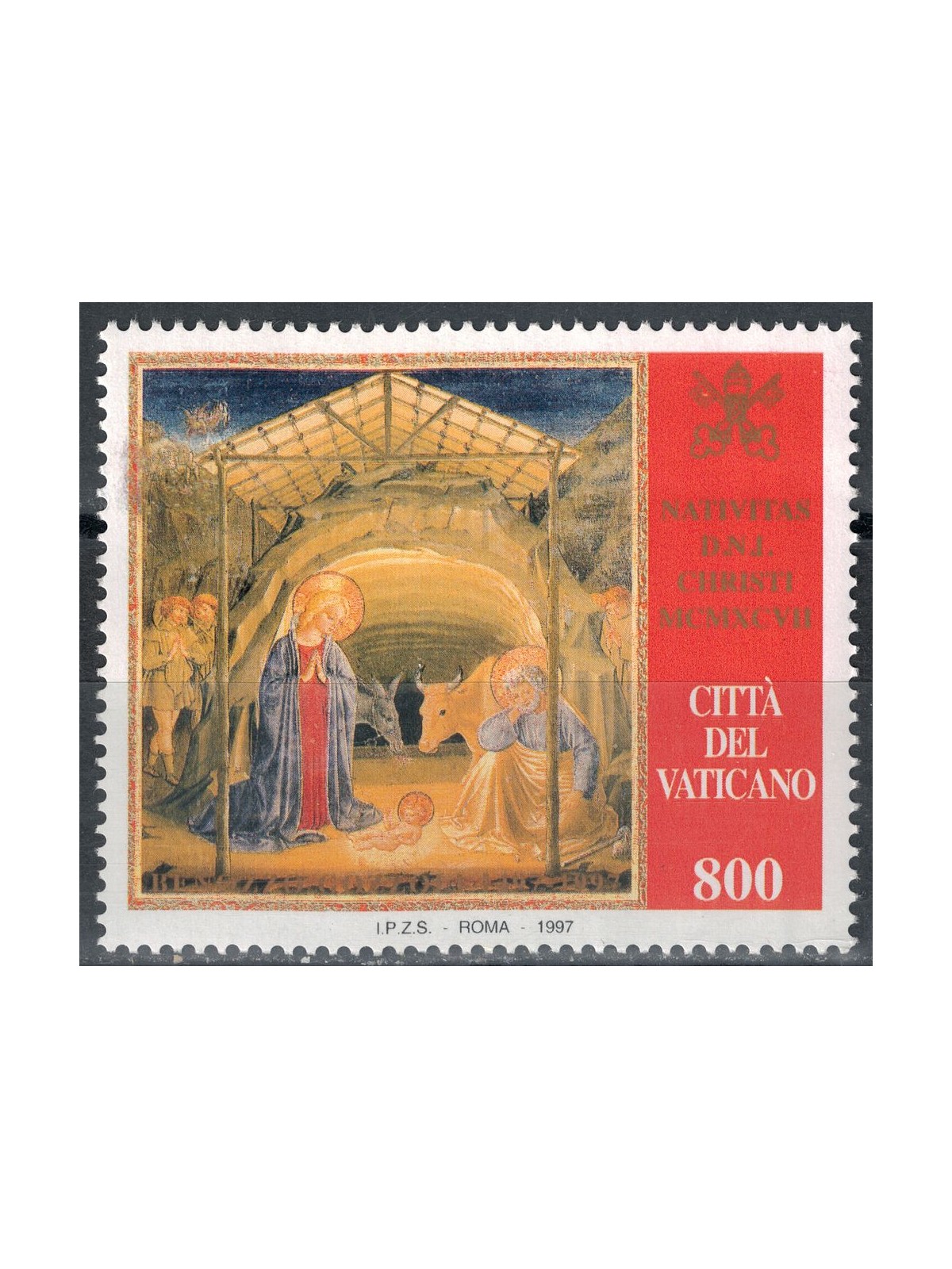 VATICANO 1997 Natale MNH**