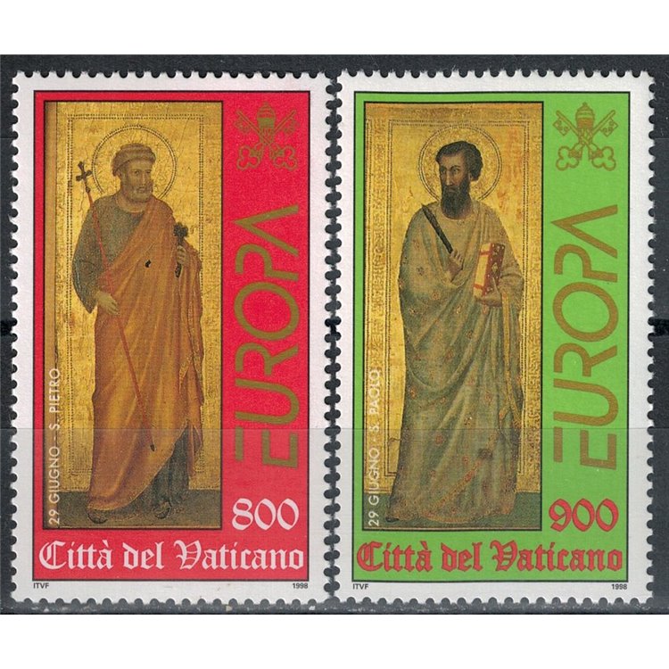 VATICANO 1998 Europa 2v MNH**