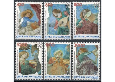 VATICAN 1998 Musician Angels 6v MNH**
