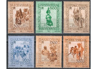 VATICAN 1998 Travels of John Paul II 6v MNH**