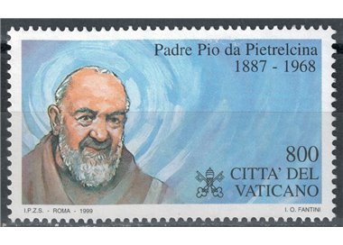 VATICAN 1999 Padre Pio of Pietrelcina MNH**