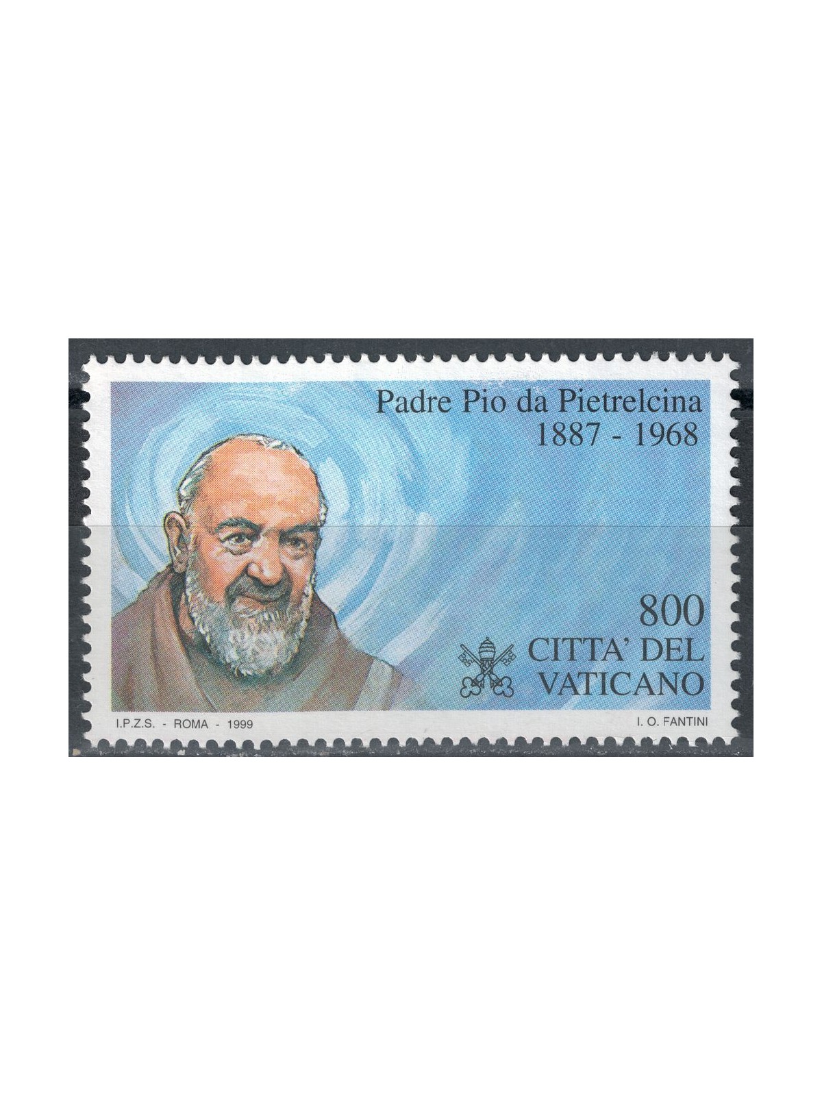 VATICANO 1999 Padre Pio da Pietrelcina MNH**