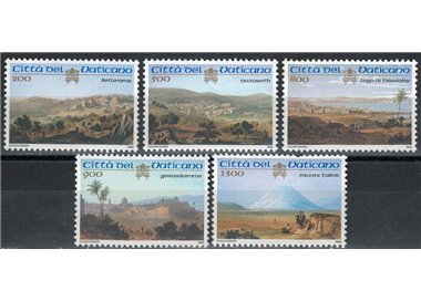 VATICANO 1999 Luoghi Santi di Palestina 5v MNH**