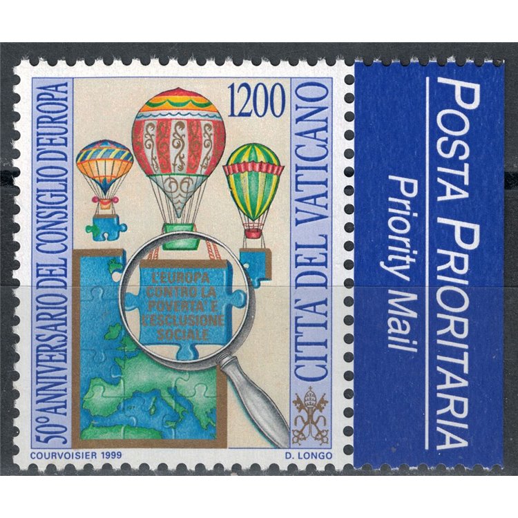 VATICAN 1999 Council of Europe MNH**