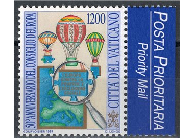 VATICANO 1999 Consiglio d'Europa MNH**