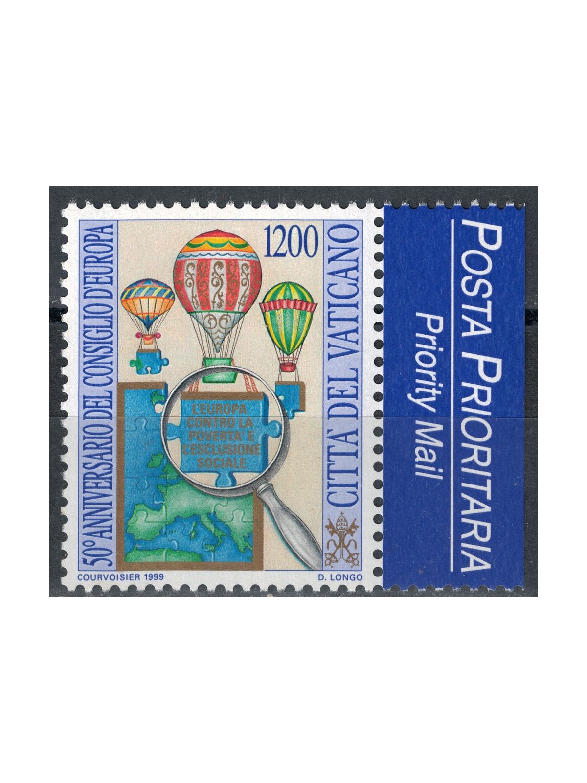 VATICAN 1999 Council of Europe MNH**
