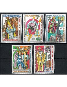 VATICANO 1999 Viaggi di Giovanni Paolo II 5v MNH**
