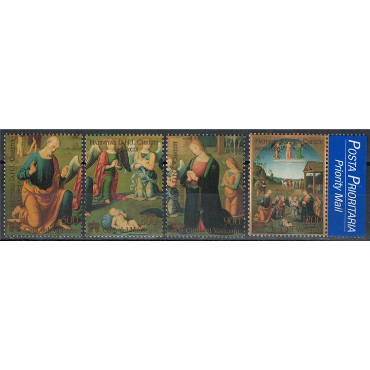 VATICAN 1999 Christmas 4v MNH**