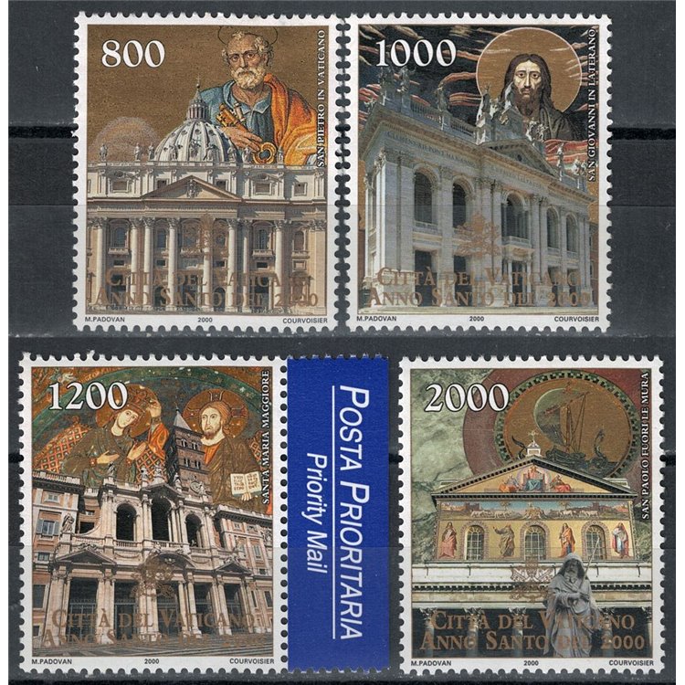 VATICAN 2000 Holy Year 4v MNH**