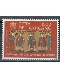 VATICANO 2000 Cristianesimo in Islanda MNH**