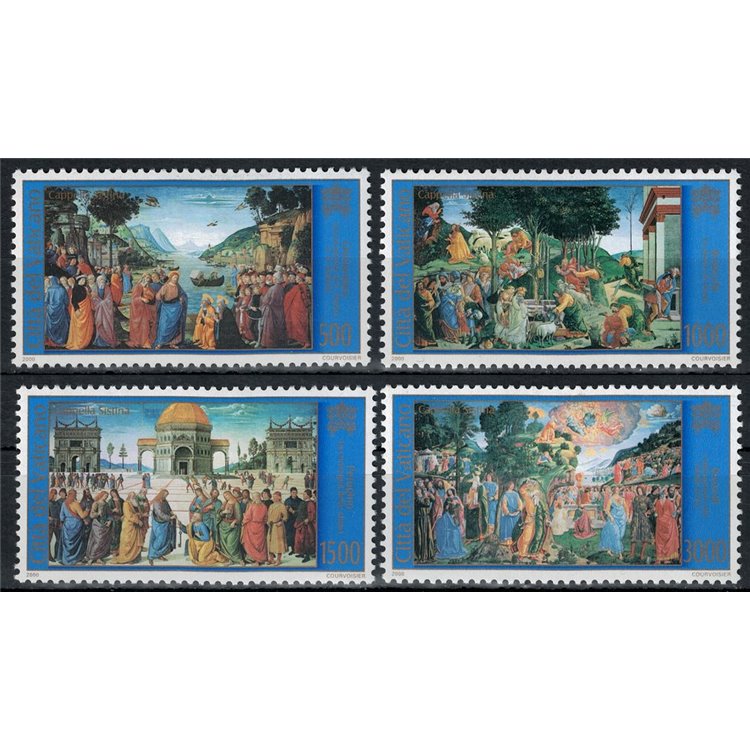VATICANO 2000 Cappella Sistina 4v MNH**
