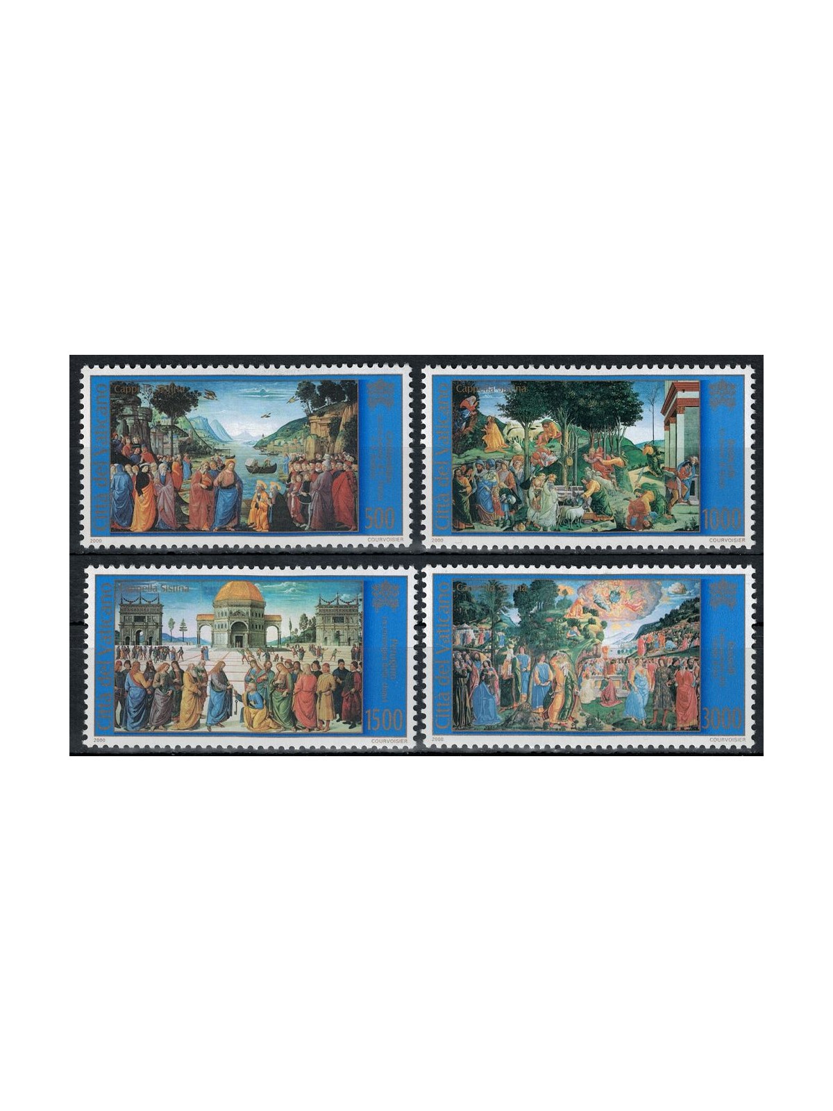 VATICANO 2000 Cappella Sistina 4v MNH**