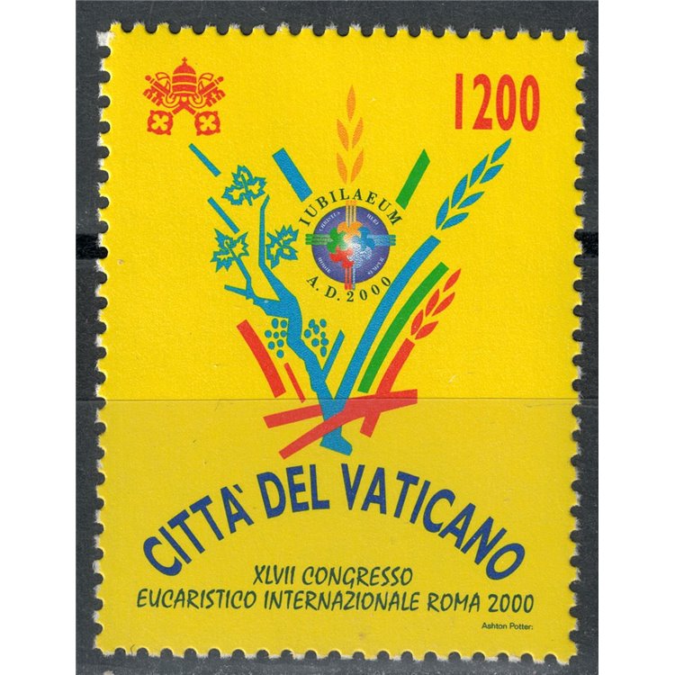 VATICAN 2000 International Eucharistic Congress MNH**