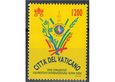VATICAN 2000 International Eucharistic Congress MNH**